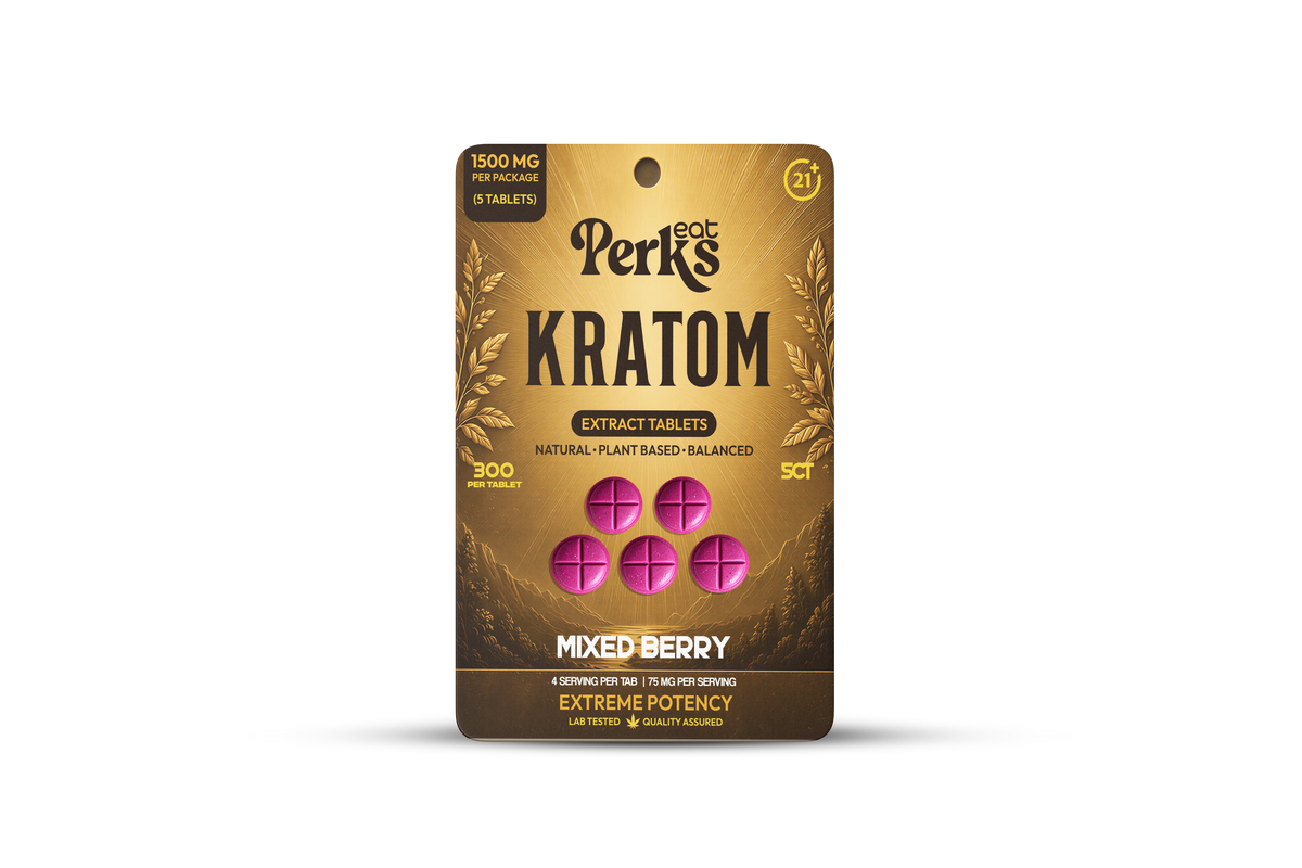 KRATOM EXTRACT TABLETS 300MG 5CT | MIXED BERRY