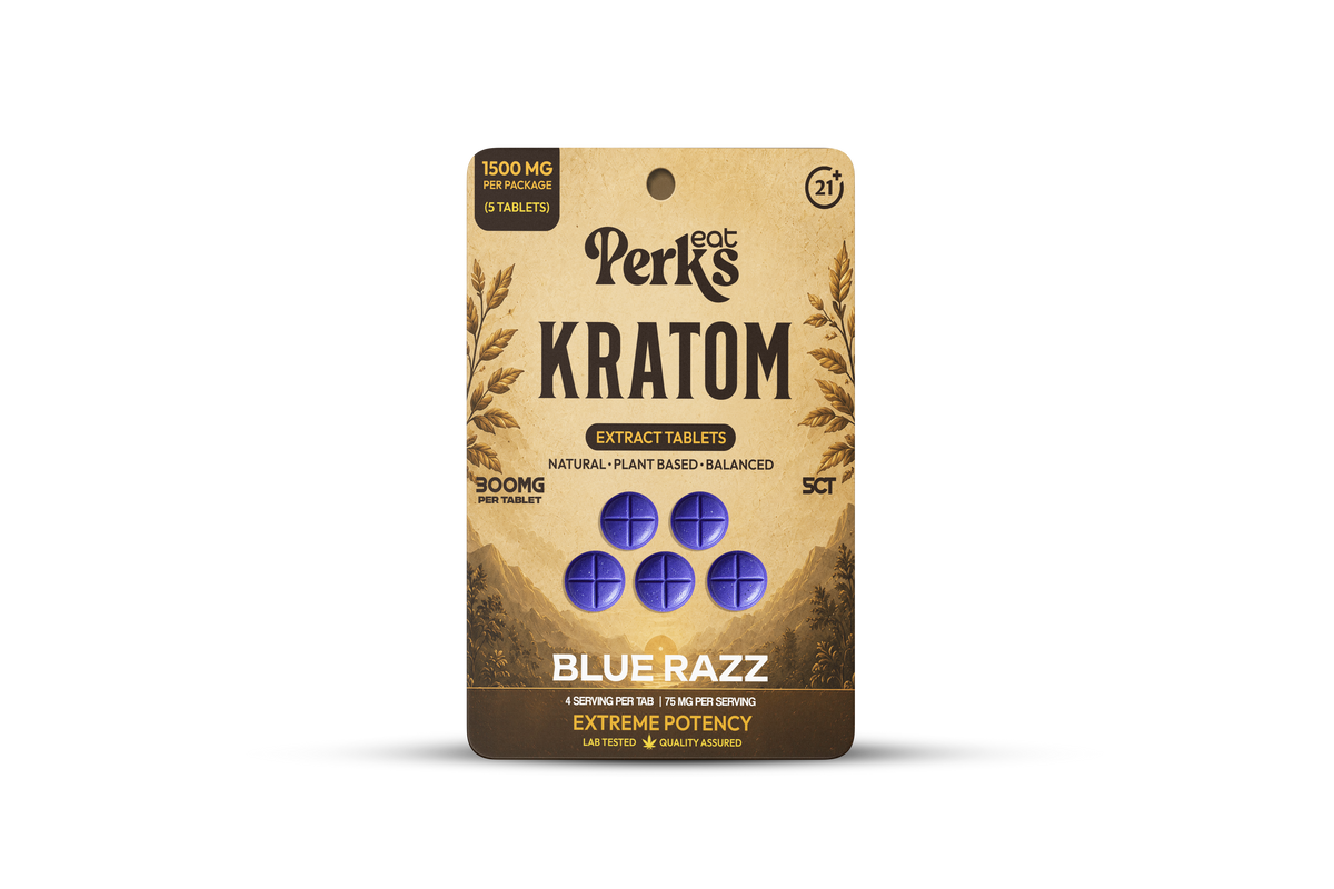 KRATOM EXTRACT TABLETS 300MG 5CT | BLUE RAZZ