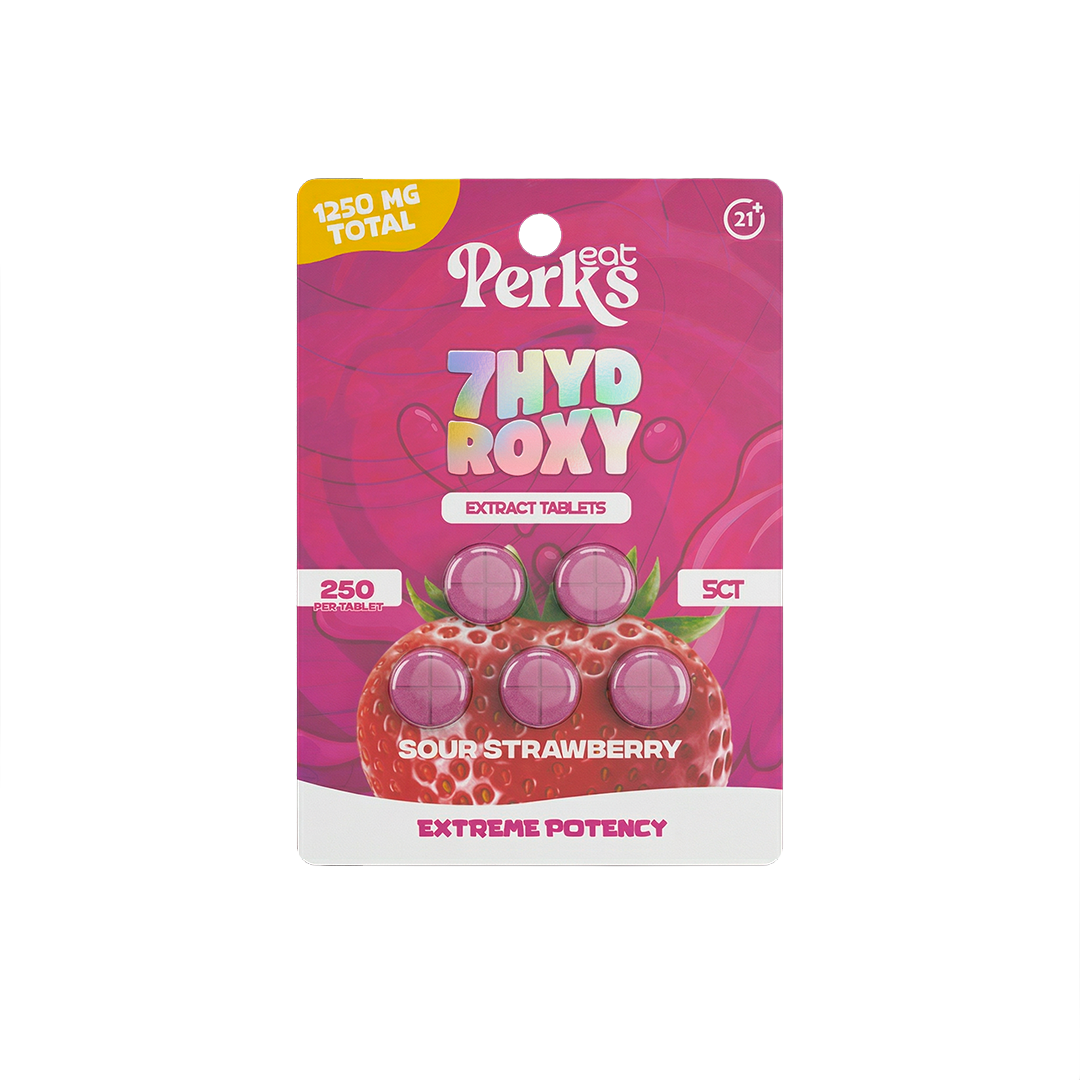 7-HYDROXY TABLET 250MG | SOUR STRAWBERRY
